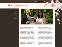 Tablet Screenshot of elope2mtdandenong.com